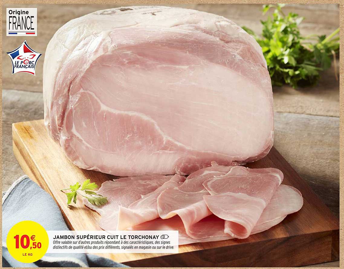 JAMBON SUPÉRIEUR CUIT LE TORCHONAY