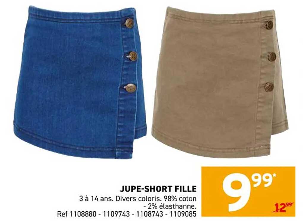 JUPE-SHORT FILLE
