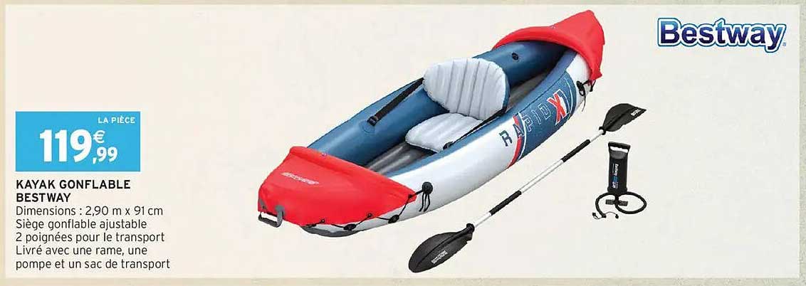 KAYAK GONFLABLE BESTWAY