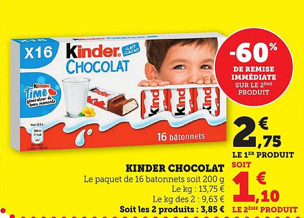 KINDER CHOCOLAT
