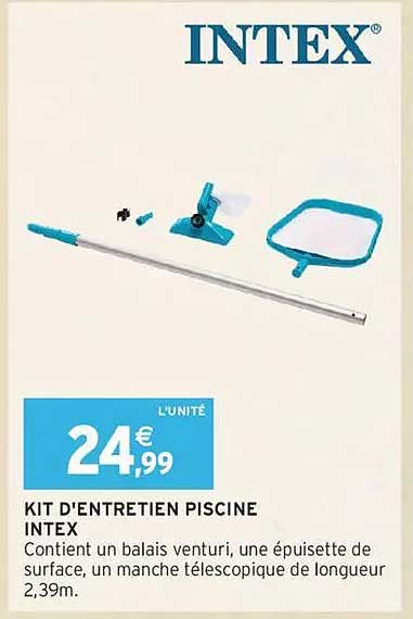 KIT D'ENTRETIEN PISCINE INTEX