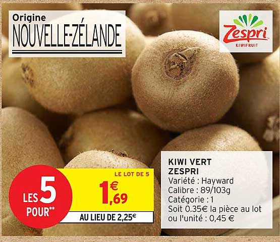 KIWI VERT ZESPRI