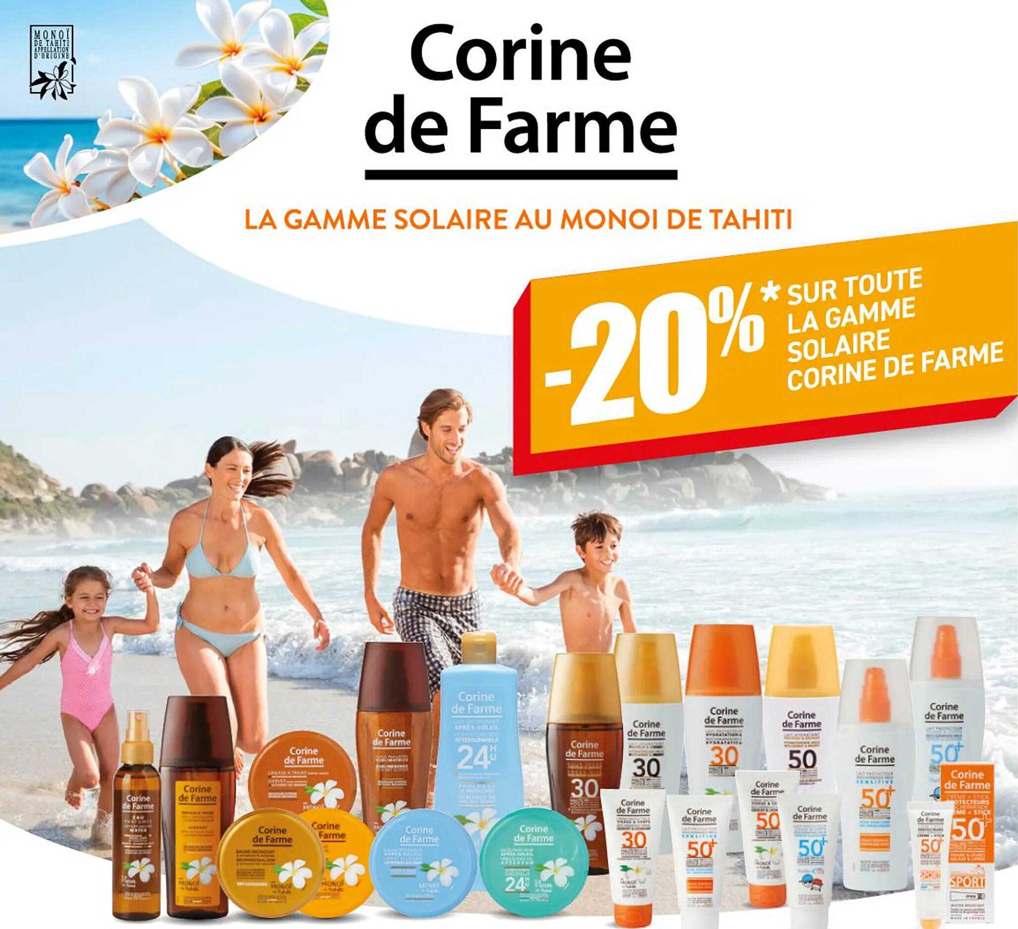 La gamme solaire au monoi de Tahiti