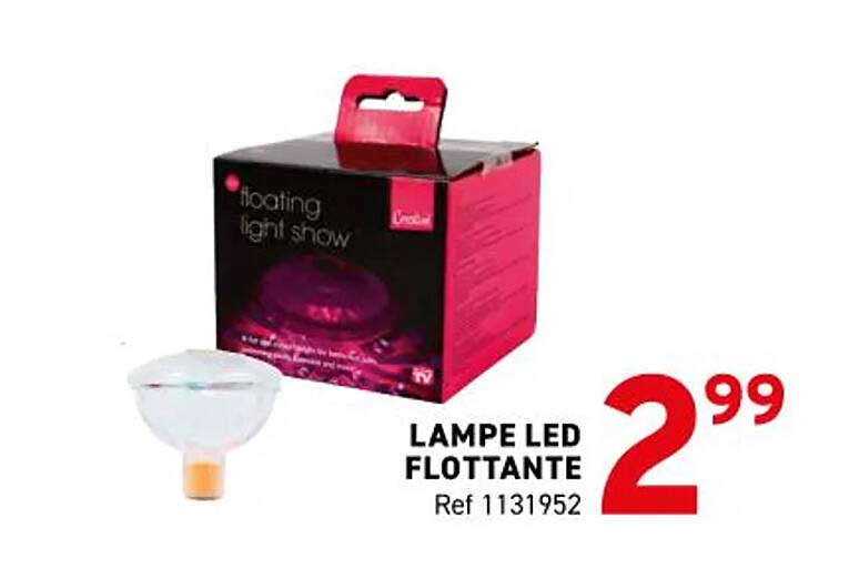 LAMPE LED FLOTTANTE