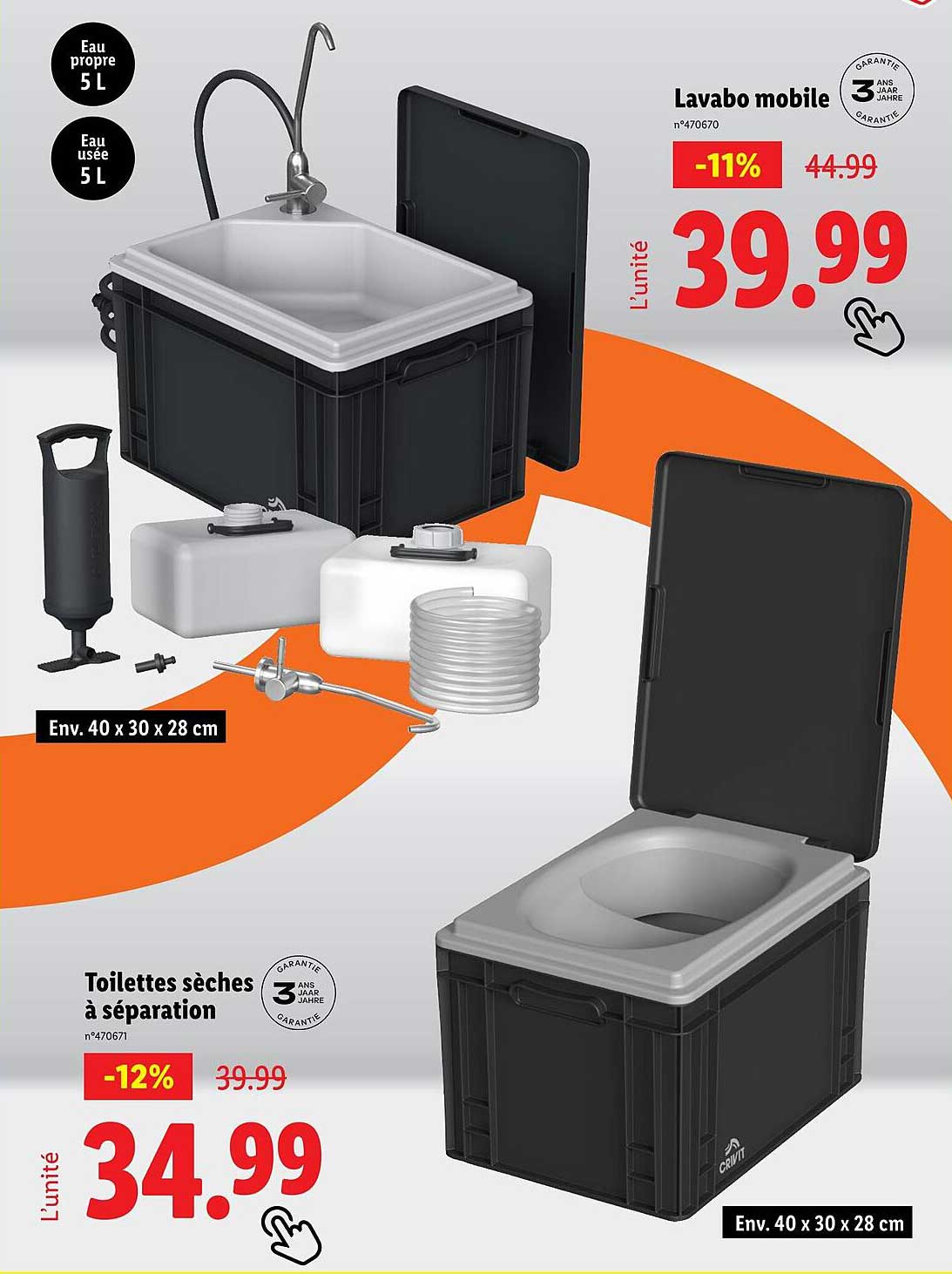 Lavabo mobile