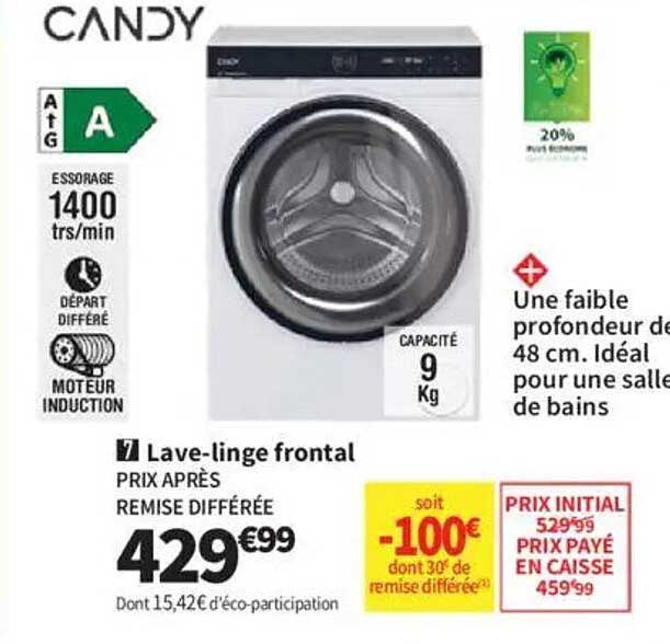 Lave-linge frontal