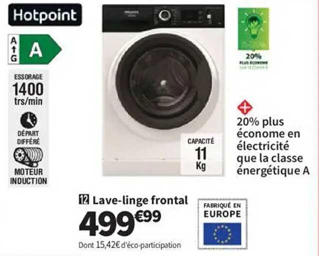 Lave-linge frontal