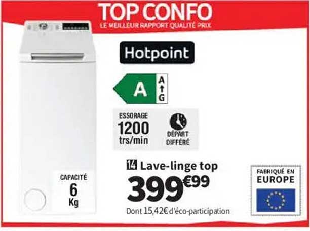 Lave-linge top