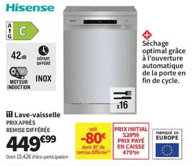 Lave-vaisselle Hisense