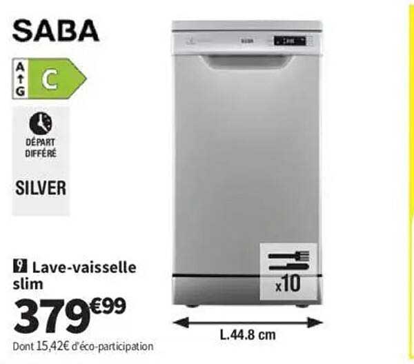 Lave-vaisselle slim