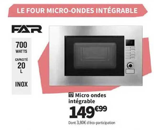LE FOUR MICRO-ONDES INTÉGRABLE