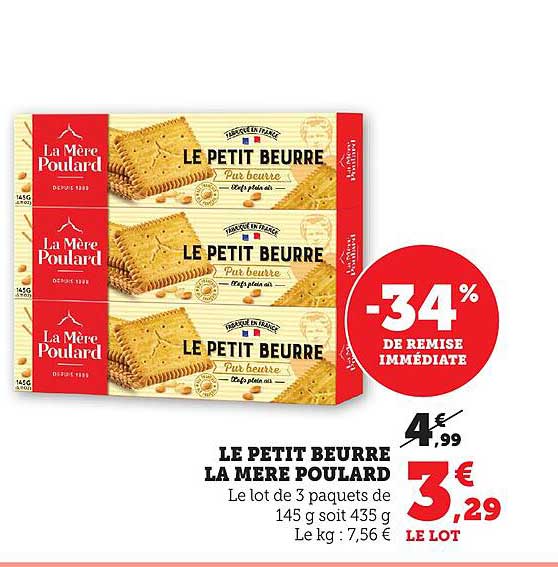 LE PETIT BEURRE LA MERE POULARD