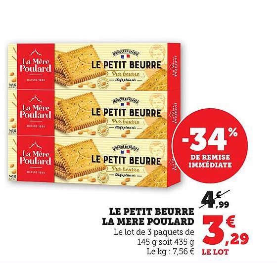 LE PETIT BEURRE LA MÈRE POULARD