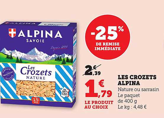 LES CROZETS ALPINA