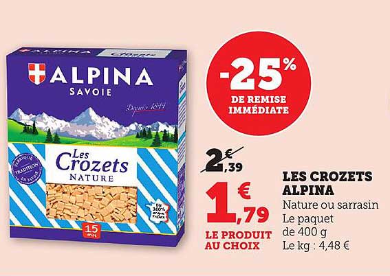 LES CROZETS ALPINA