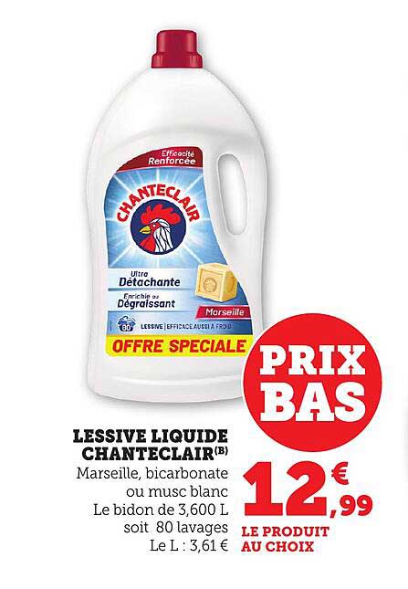 LESSIVE LIQUIDE CHANTECLAIR(B)