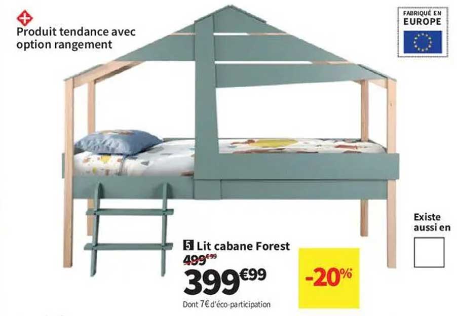 Lit cabane Forest
