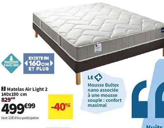 Matelas Air Light 2 140x190 cm