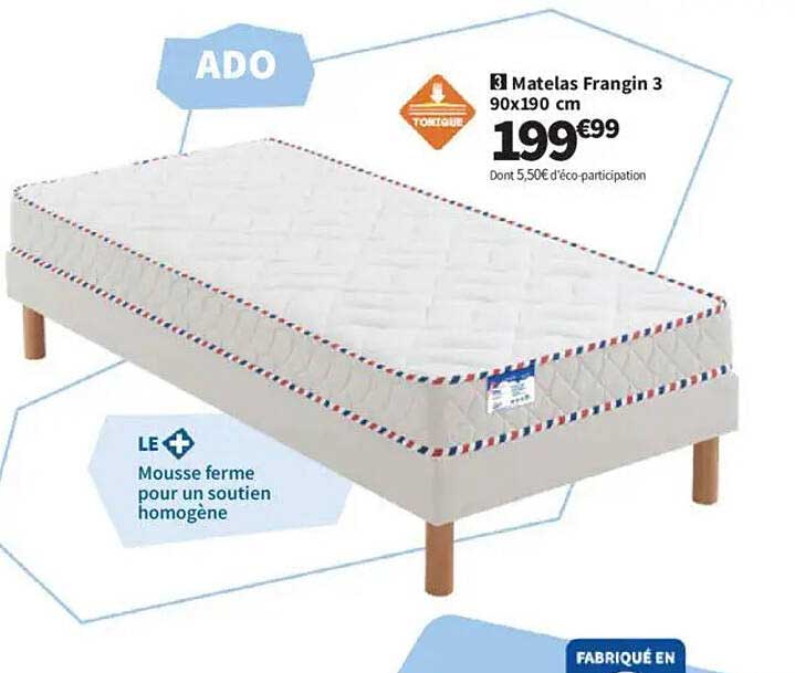 Matelas Frangin 3 90x190 cm