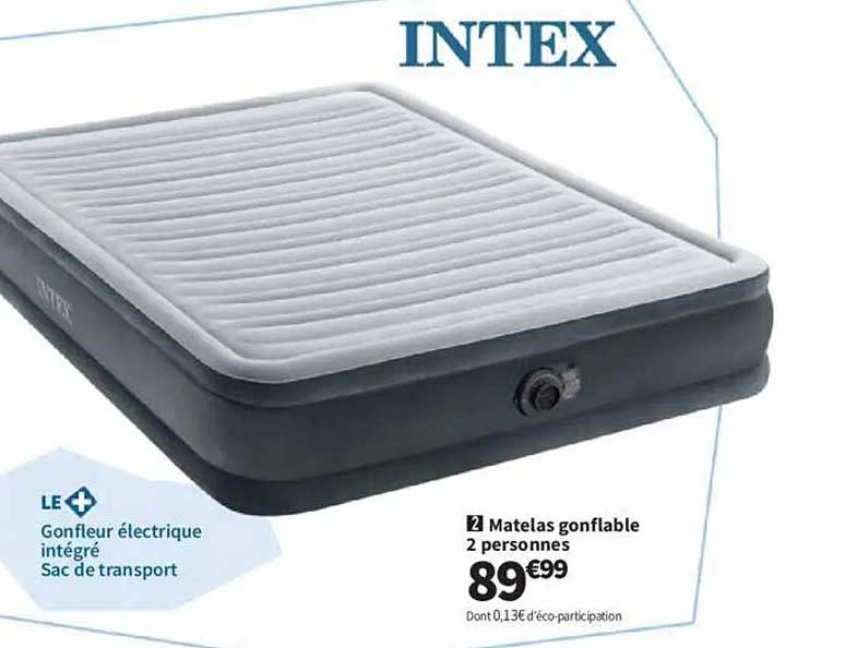 Matelas gonflable 2 personnes
