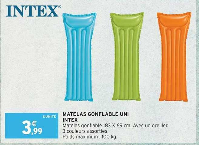 MATELAS GONFLABLE UNI