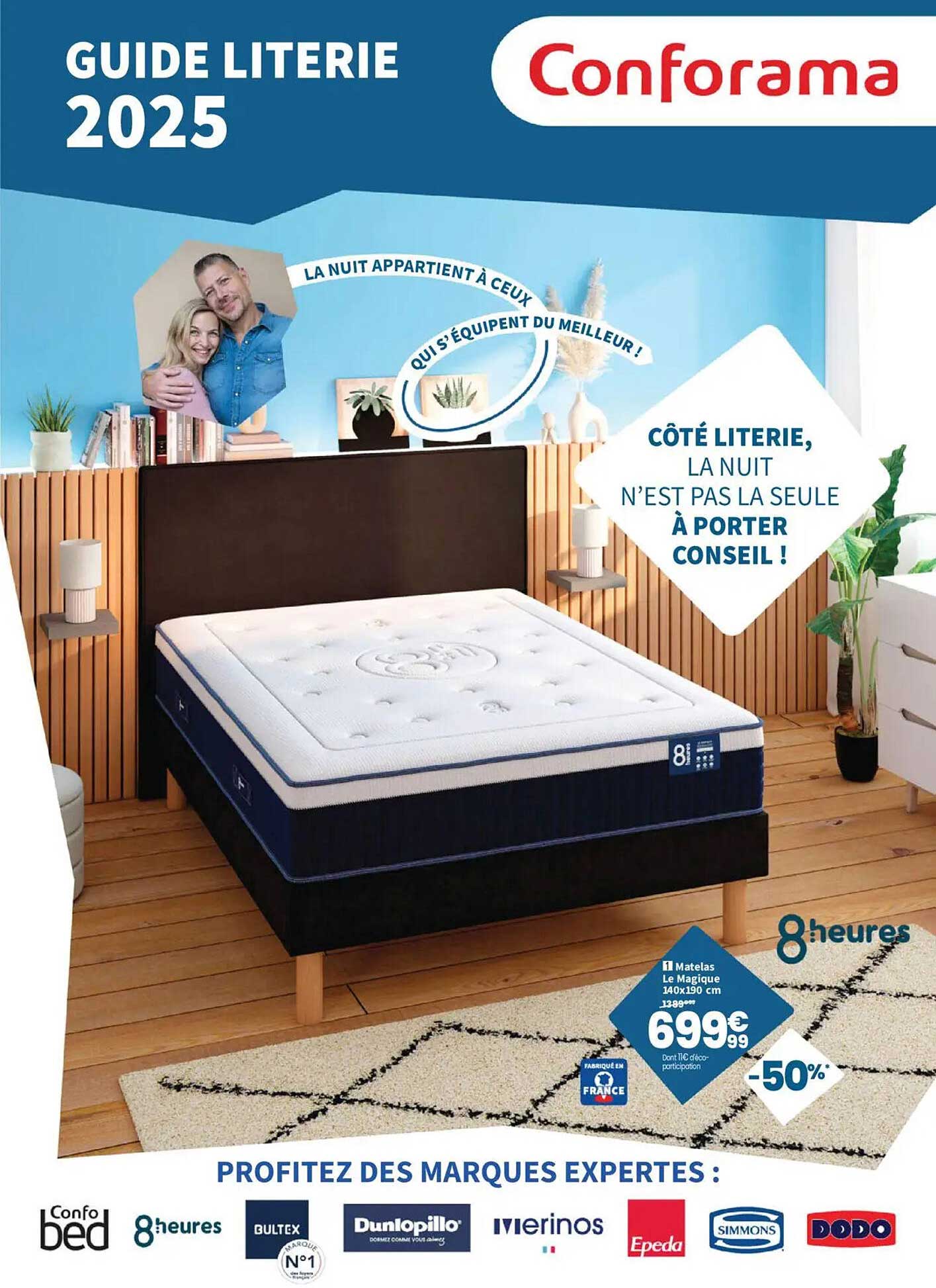 Matelas Le Magique 140x190 cm -50%