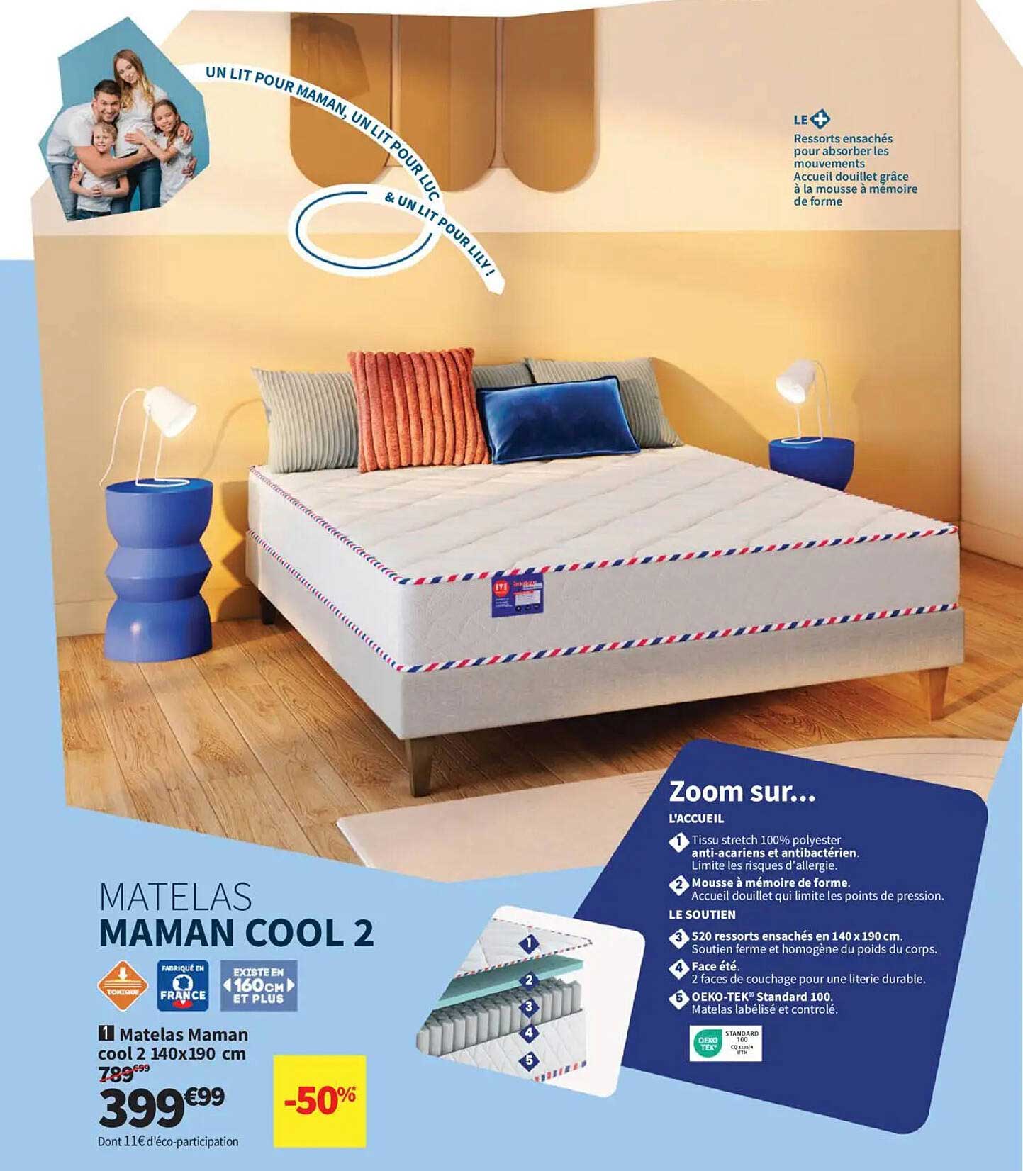 MATELAS MAMAN COOL 2