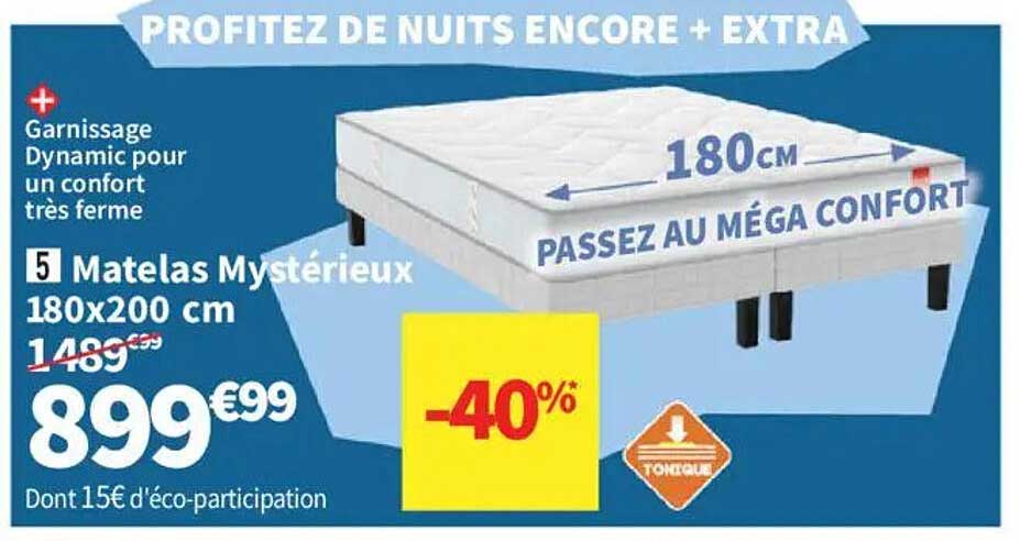 Matelas Mystérieux 180x200 cm