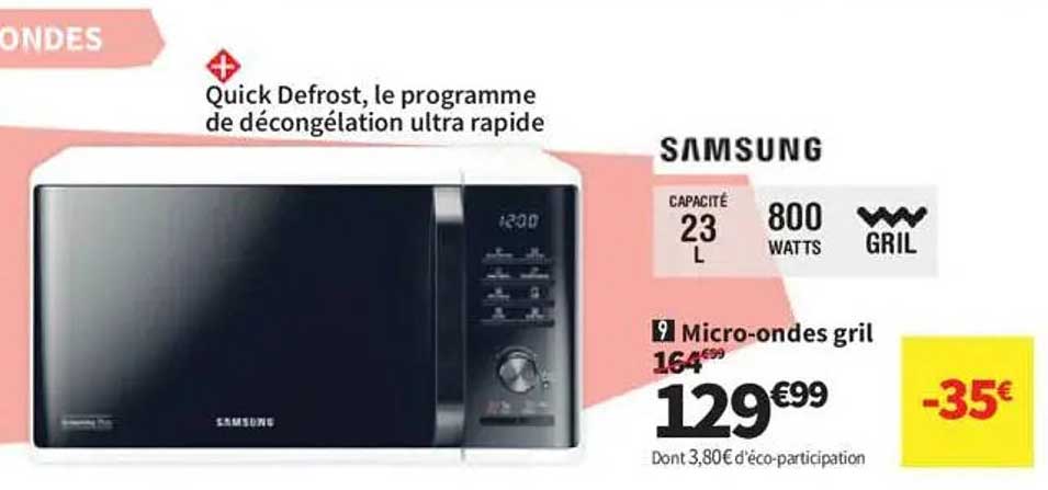 Micro-ondes gril Samsung