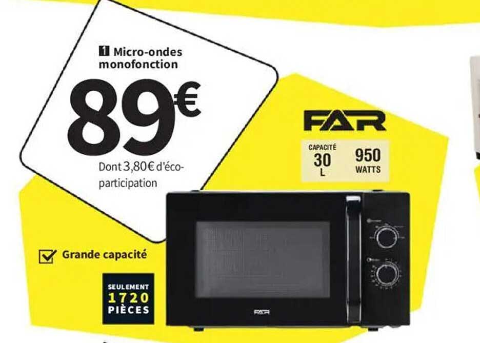 Micro-ondes monofonction