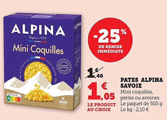 Mini Coquilles Alpina