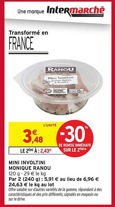 MINI INVOLTINI MONIQUE RANOU