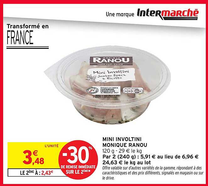 MINI INVOLTINI MONIQUE RANOU