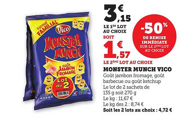 MONSTER MUNCH VICO