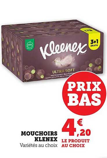 MOUCHOIRS KLEENEX