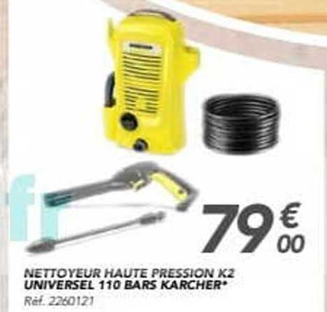 NETTOYEUR HAUTE PRESSION K2 UNIVERSEL 110 BARS KARCHER*