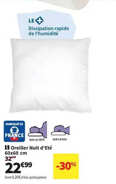 Oreiller Nuit d'Été 60x60 cm