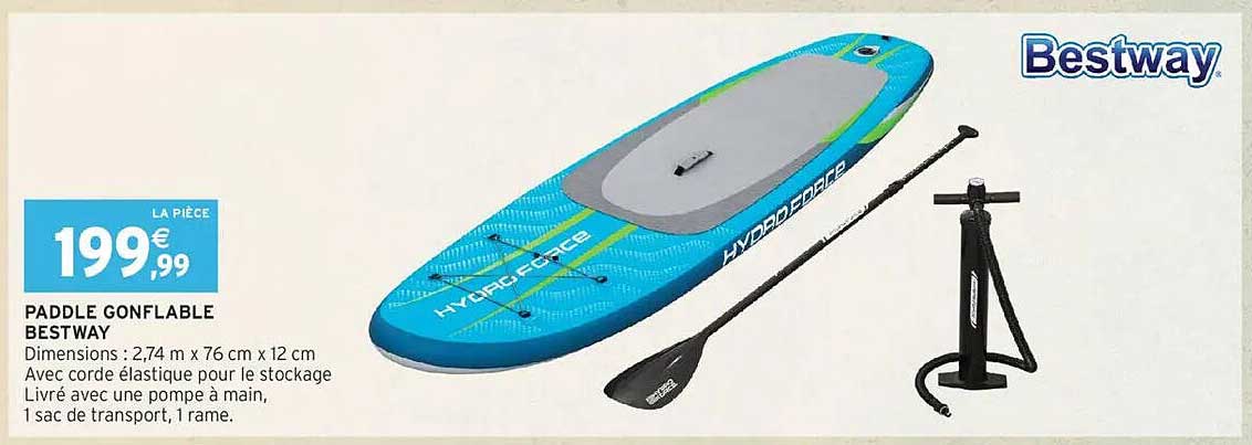 PADDLE GONFLABLE BESTWAY