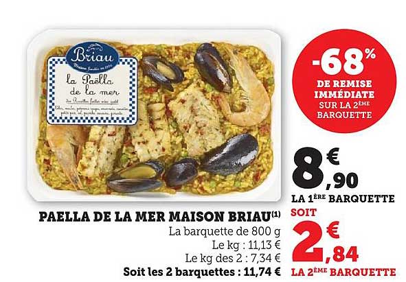 PAELLA DE LA MER MAISON BRIAU
