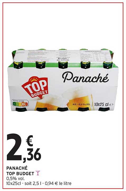 PANACHÉ TOP BUDGET