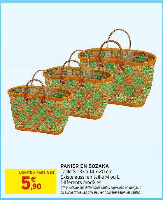 PANIER EN BOZAKA