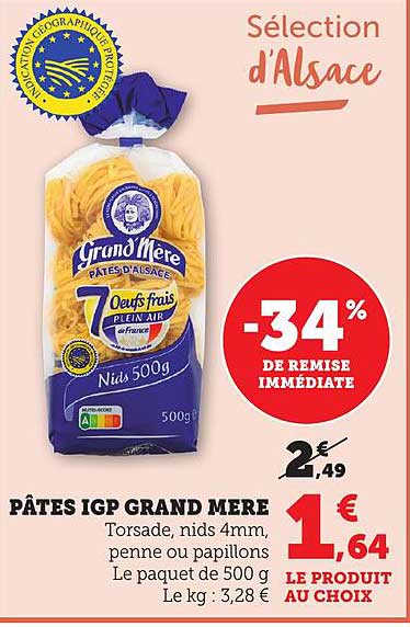PÂTES IGP GRAND MÈRE