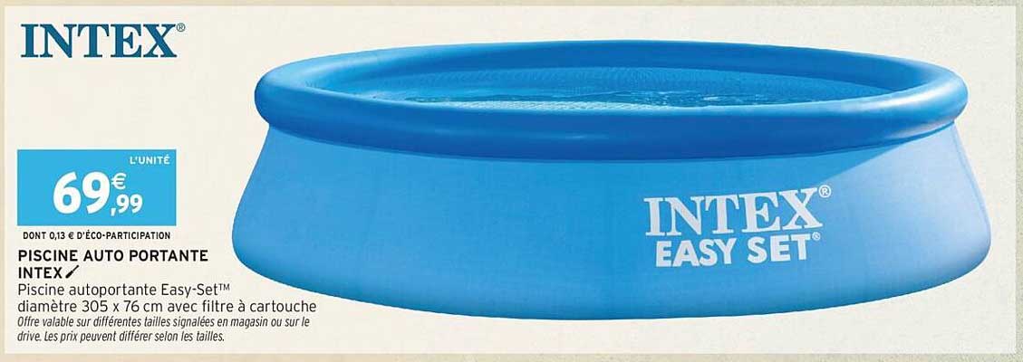 PISCINE AUTO PORTANTE INTEX