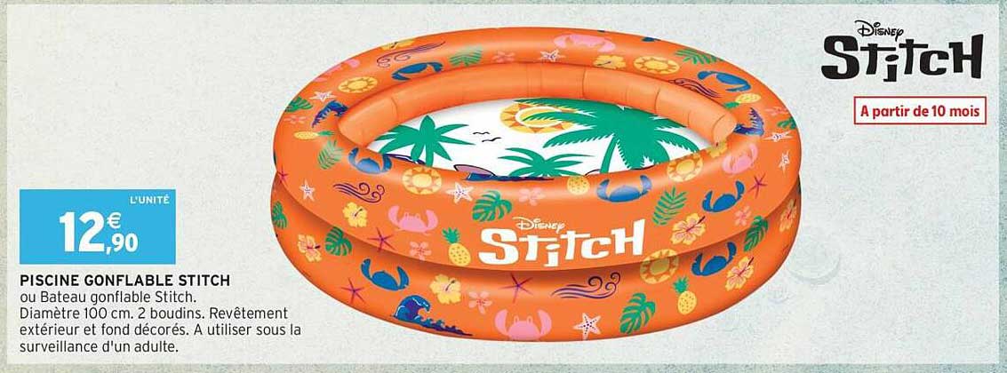 PISCINE GONFLABLE STITCH