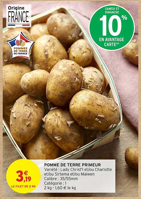 POMME DE TERRE PRIMEUR