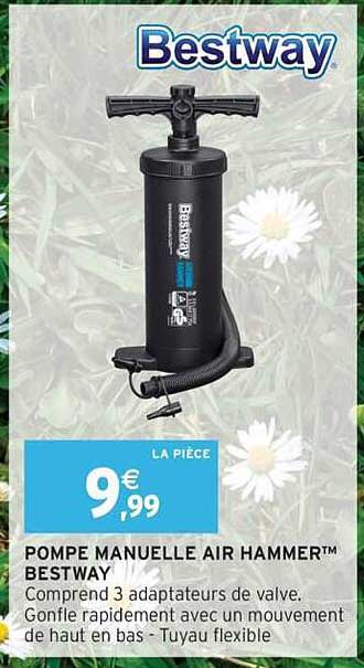 POMPE MANUELLE AIR HAMMER™ BESTWAY