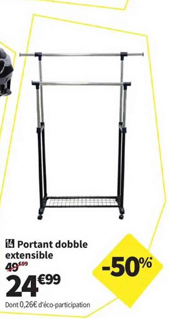Portant dobble extensible