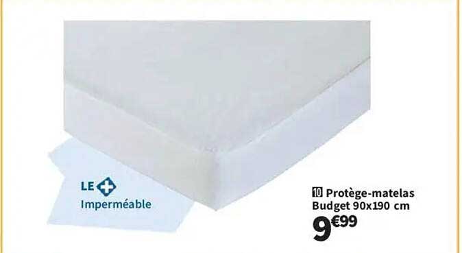 Protège-matelas Budget 90x190 cm