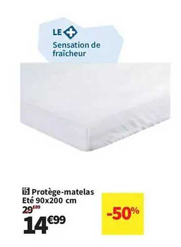 Protège-matelas Été 90x200 cm