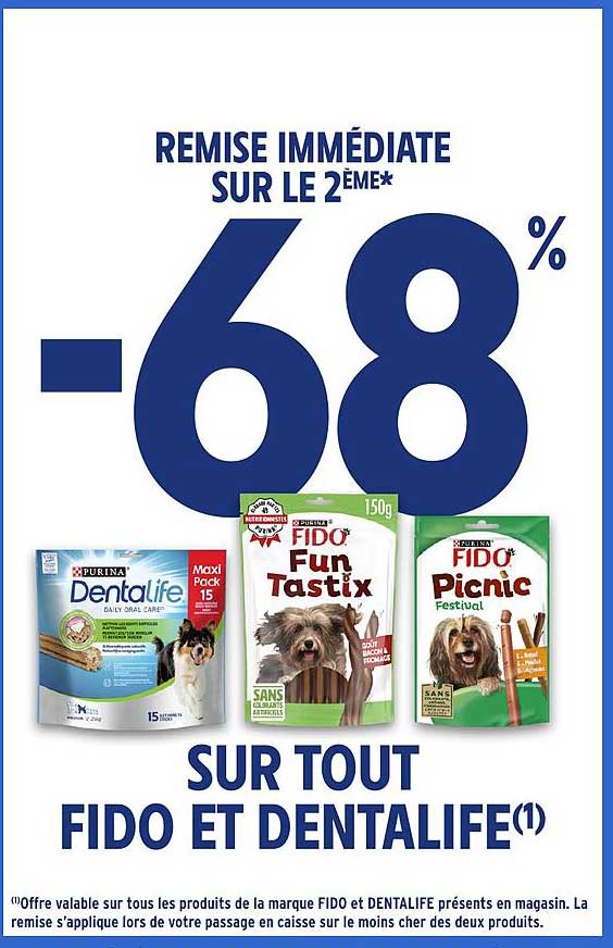 REMISE IMMÉDIATE SUR LE 2EME* -68%